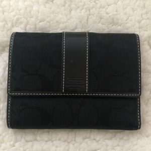 Coach Signature Trifold Wallet